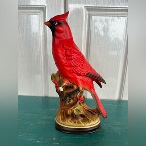 Vintage Japan Cardinal Figurine, 11” tall